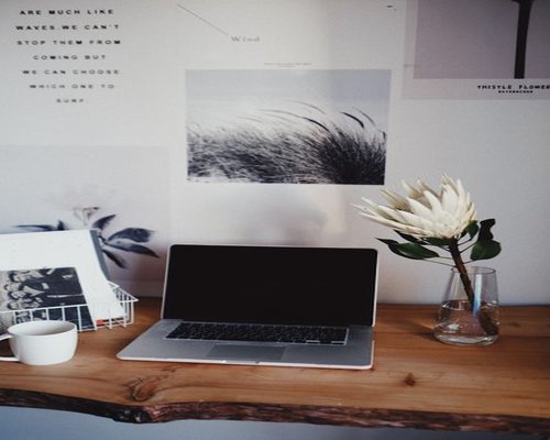 comfortable home workspace